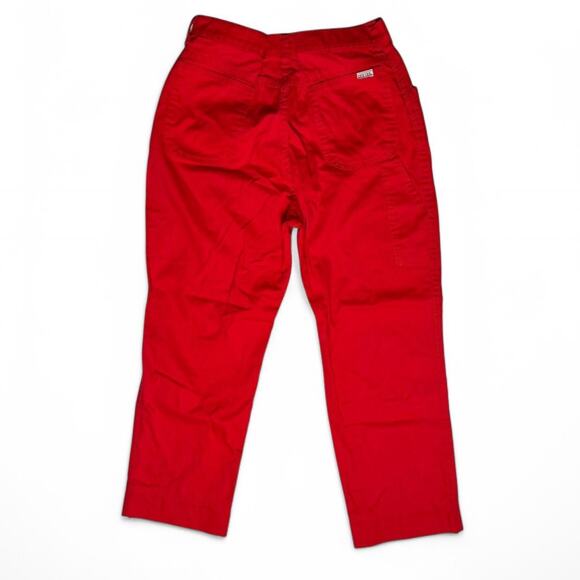 Washington Dee Cee Vintage 1970s Sanforized Red Denim Workwear Trousers 28" - Picture 1 of 7